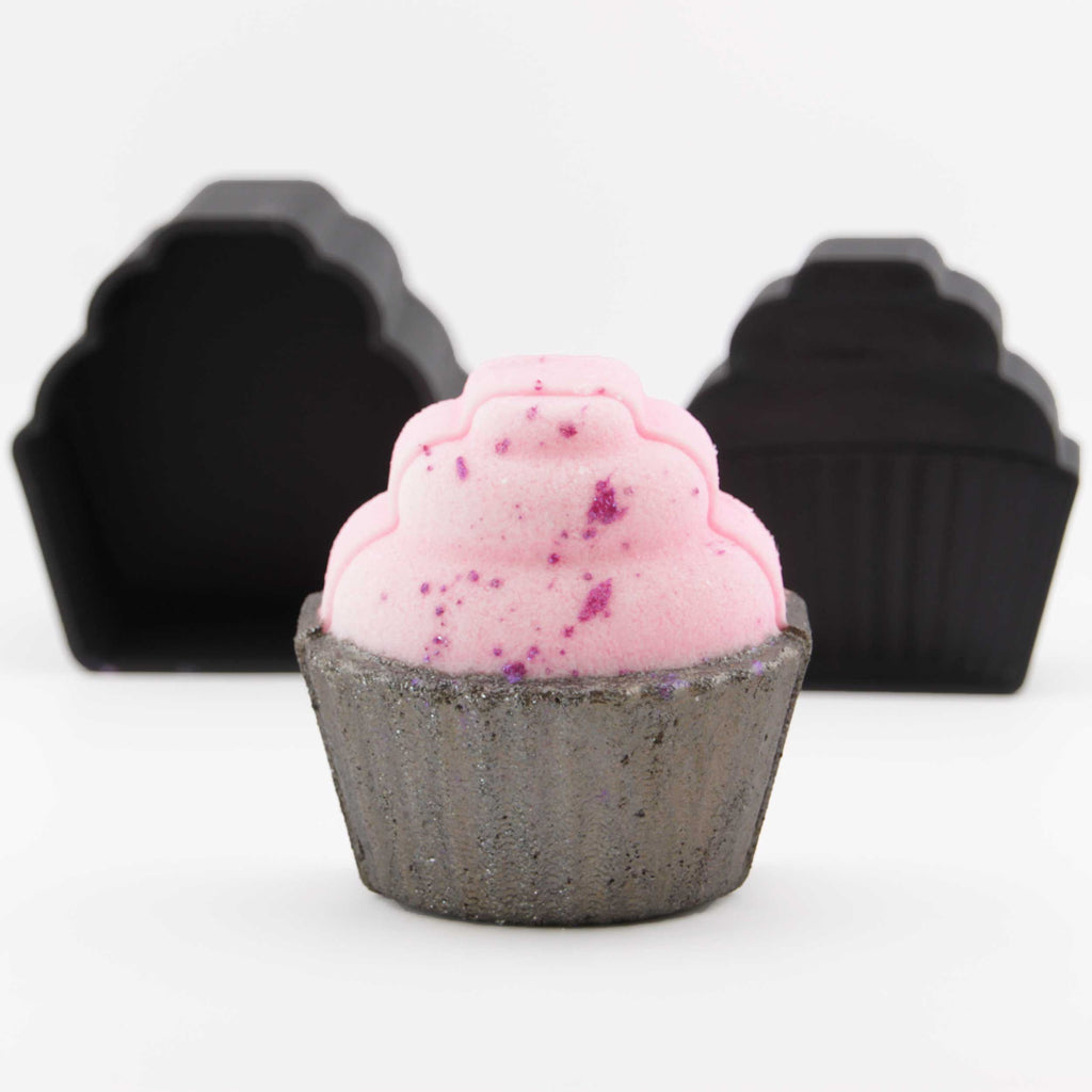 3D Cupcake Bath Bomb Mold - The Bath Time