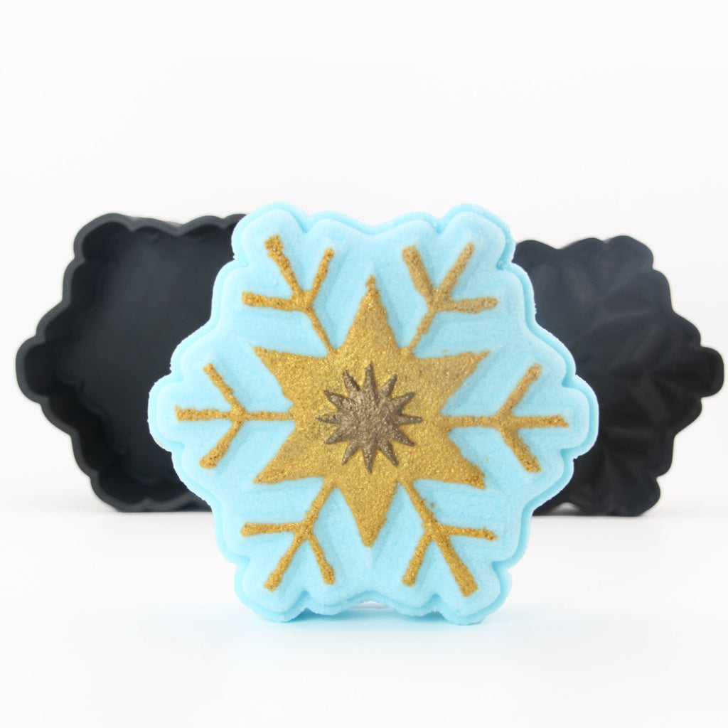 3D Snowflake Bath Bomb Mold - The Bath Time