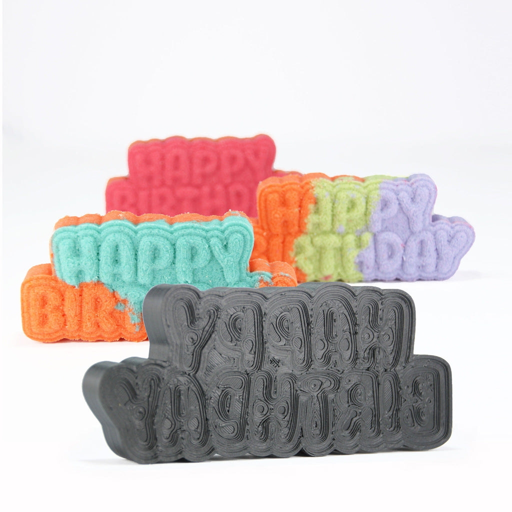 Happy Birthday Bath Bomb Mold - The Bath Time