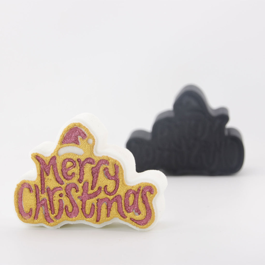 Merry Christmas Bath Bomb Mold - The Bath Time