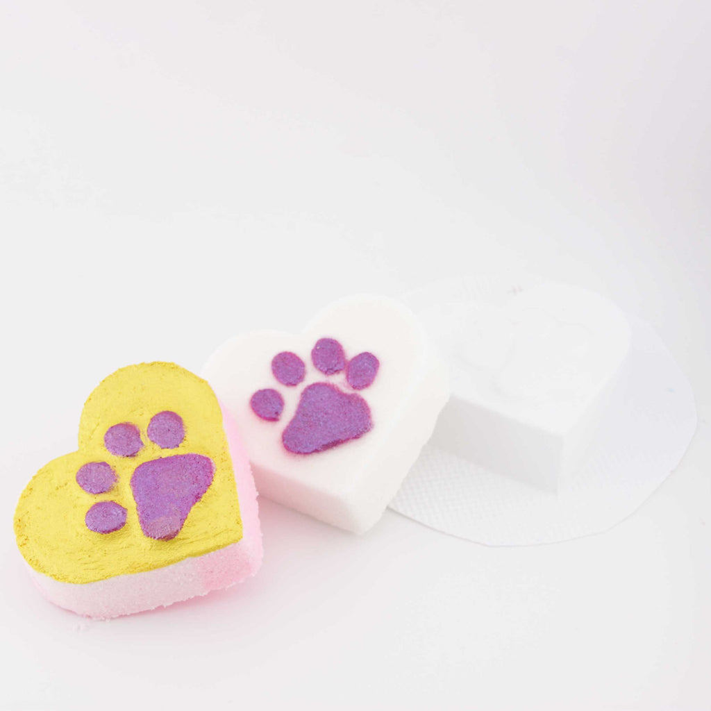 Paw Heart Mold - The Bath Time