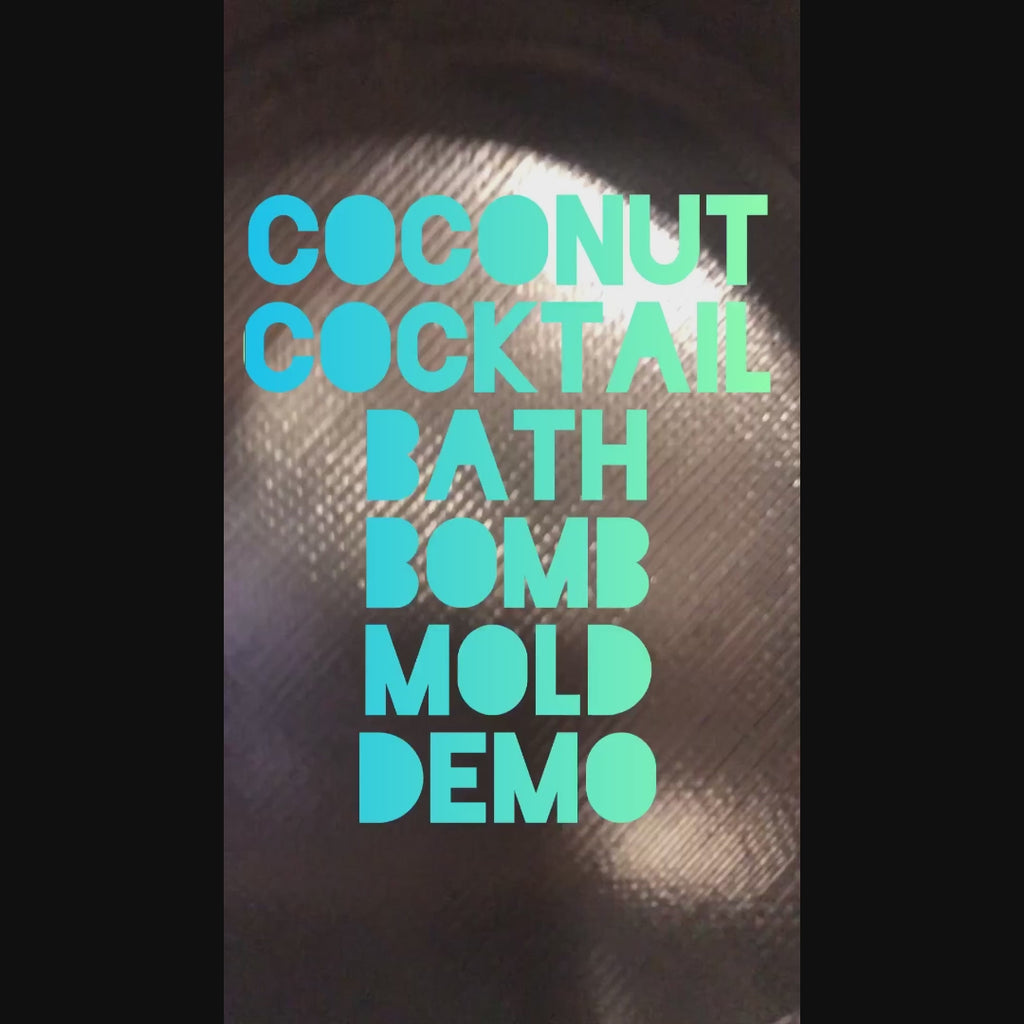 Coconut Bath Bomb Mold - The Bath Time