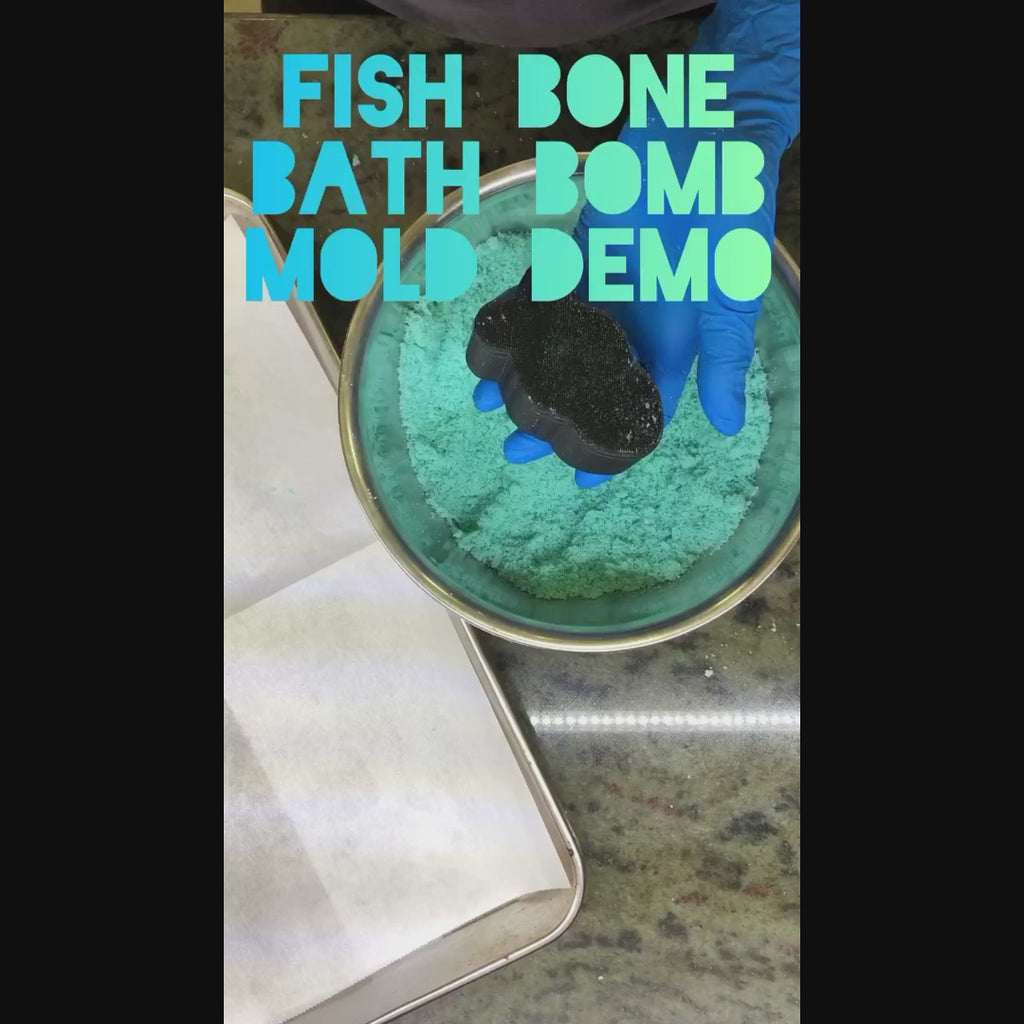 Fishbone Bath Bomb Mold - The Bath Time