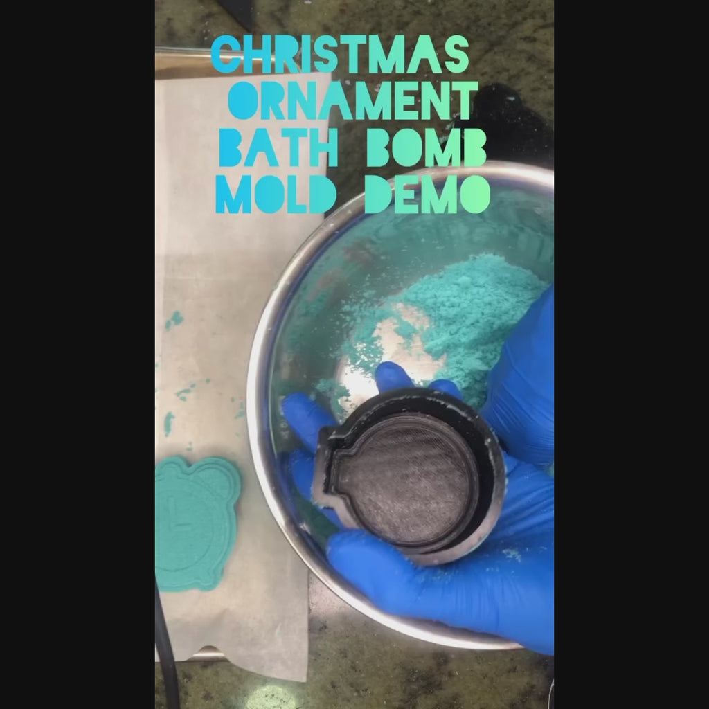 Christmas Ornament Bath Bomb Mold - The Bath Time