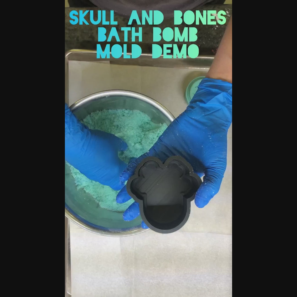 Skull & Bones Bath Bomb Mold - The Bath Time