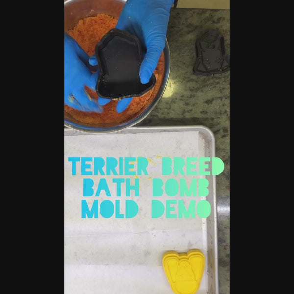 Terrier Dog Bath Bomb Mold - The Bath Time