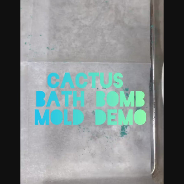 Cactus Bath Bomb Mold - The Bath Time